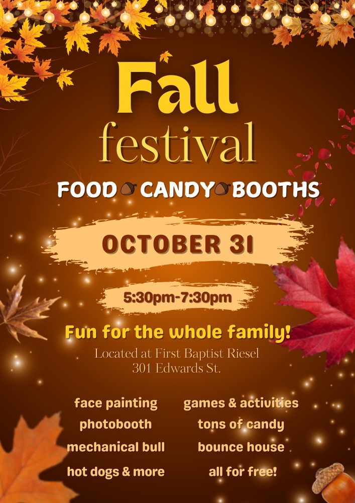 Brown and Yellow Bold and Bright Fall Festival Flyer - 1